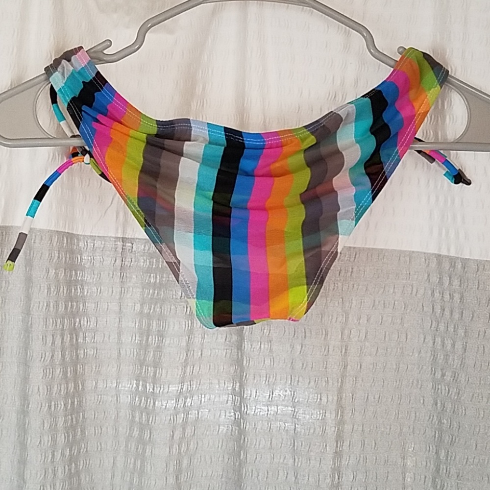 NEW Raisins 🌈Bikini Plaid Rainbow Bottoms - Picture 2 of 7